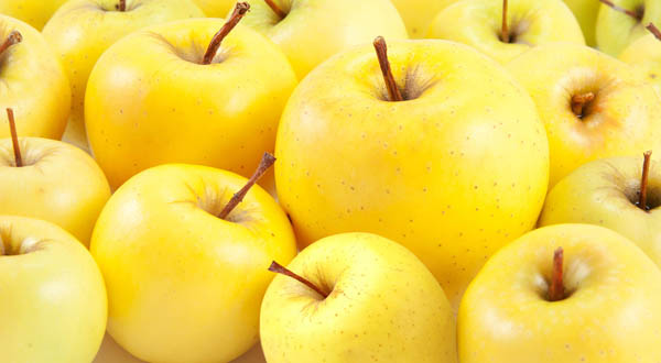 Желтые яблоки